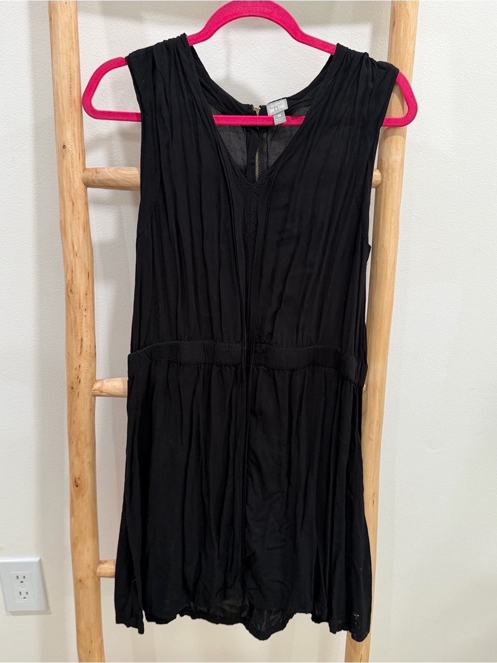 Converse Black Sleeveless Lightweight Dress